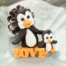 3d Penguin Silicone Mold Baking Tools Fondant Cake Mold Sugarpaste Candy Chocolate Gumpaste Cookie Mold Christmas Decoration 2024 - buy cheap