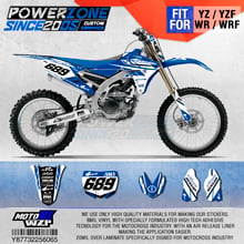 PowerZone Customized Team Graphics Backgrounds Decals 3M Custom Stickers For YAMAHA YZF250FX 14-18 YFZ 19 YZF450 14-17 18-19 065 2024 - buy cheap