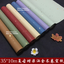 1piece,10m*35cm,Chinese La Ran Rice Xuan paper Calligraphy Writing Xuan Zhi Colorful Xuan Paper 2024 - buy cheap