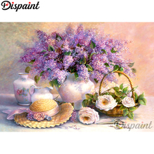 Dispaint-pintura de diamante 5D DIY "paisaje de flores", cuadrados o redondos de imitación bordado de diamantes, estilo punto de cruz 3D, decoración del hogar, A10279 2024 - compra barato