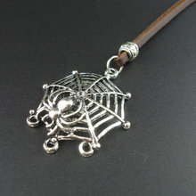 Винтажное ожерелье ручной работы с подвеской в виде паутины и паутины, кожаное ожерелье для мужчин и женщин, мужское ожерелье 2024 - купить недорого
