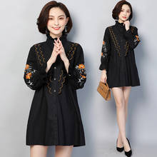 YICIYA black Plus size women blouse shirt top 3xl 4xl 5xl large ruffles long sleeve print winter 2019 spring clothes blouses 2024 - buy cheap