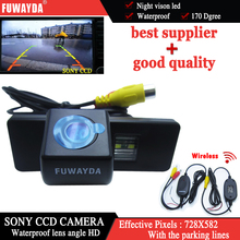 FUWAYDA-cámara de seguridad para aparcamiento inverso, dispositivo inalámbrico SONYCCD, vista trasera de coche, para Citroen C4/ C5/c-triomphe/c-quatre Hatchback 2024 - compra barato