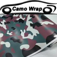 Forest Camouflage Vinyl Film Black Green Car Wrap With Air Bubble Free Army Green Car Sticker Decal Vehicle Full Body Wrapping 2024 - buy cheap