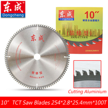 A+ Quality 10" 120 Teeth TCT Circular Saw Blades For Aluminium 254*2.8*25.4mm*100T Table Saw Blades Cut Aluminium Bore 25.4mm 2024 - buy cheap