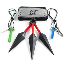 Pulseira para cosplay de brdwn uzumaki, acessório unissex para cosplay + colar + kunai 2024 - compre barato