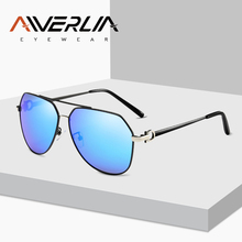 AIVERLIA Classic Polarized  Sunglasses Men Blue Mirror Men/Women Classic Pilot Sunglasses Unique Temple Hollow out Eyewear AI08 2024 - buy cheap