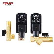 DELIXI DN15 1/2 "OPT Электрический таймер автоматический водный клапан соленоид электронный сливной клапан для воздушного компрессора конденсата 2024 - купить недорого