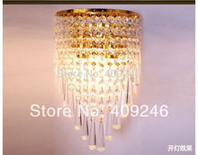 K9 Crystal Wall Hall Bedroom Lighting Porch Lamp Aisle Corridor 2 x E14 LED 2024 - buy cheap