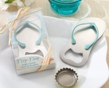 Abridor de vinho de alta qualidade "pop the top' nice flip flop garrafa abridor favores do casamento, embalagem de presente 2024 - compre barato