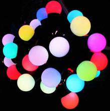 Multicolor 110V/220V 5M 50 leds LED String Linkable Ball String Light /Decoration String Lights for Christmas /part /wedding 2024 - buy cheap