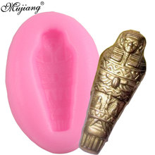 3D Mummy Art Craft Egypt Pharaoh Silicone Mold DIY Cake Decorating Tools Fondant Chocolate Candy Gumpaste Cupcake Baking Mould 2024 - buy cheap