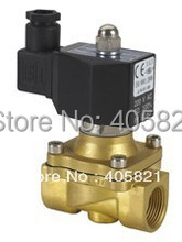 N/O 3/8" Electric Solenoid Valve Water Air,Brass Valve 2W040-10K,AC220V DC12V 2024 - buy cheap