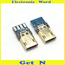 Puerto Micro USB V8 con placa PCB para teléfono, tableta, tipo B, enchufe de datos de alimentación, 25 uds. 2024 - compra barato