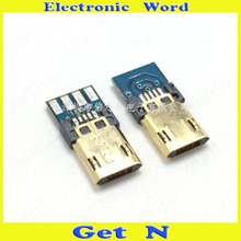 25pcs Micro USB V8 Port with PCB Board for Phone Tablet B type Micro USB Power Data Plug 2024 - buy cheap