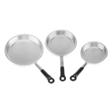 1/12 Scale 3pcs Dollhouse Miniature Metal Frying Pans Cooking Pot Cookware Kitchen Accessory 2024 - buy cheap