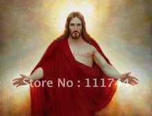 Wall Art Painting Portrait Of Jesus Christ Artwork Canvas Reproduction High Quality 100% Handmade Home Decor Christmas Gift 2024 - buy cheap