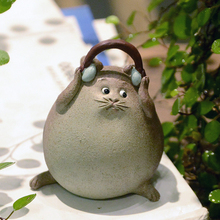 Mini figuritas de gato gordo creativas europeas, Animal en miniatura de resina, artesanías hechas a mano, decoración del hogar, regalo de cumpleaños 2024 - compra barato