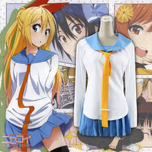 Anime Nisekoi Onodera Kosaki Kirisaki Chitoge Lolita Girl Sailor Suit Cosplay Costumes Women Summer School Uniform 2024 - buy cheap