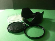 3 in 1 Lens Cap+ Lens Hood+ UV Filter For 52mm Panas&nic Lumx DMC FZ200 FZ62 FZ60 LX3 Camera 2024 - buy cheap