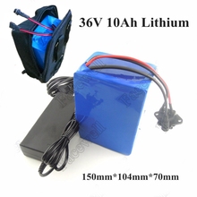 Li ion bateria 36v 10ah batterie lítio 36v 10ah 350w bicicleta elétrica bateria scooter elétrico cadeira de rodas + bateria saco + carregador 2024 - compre barato