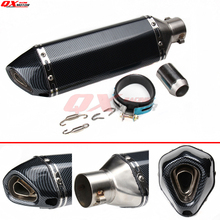 38/48/51mm Modified Motorcycle Exhaust Pipe Muffler TTR YBR YZF RSZ CBR CB400 CF250 CBR600 CBR250 ER6N ER6R YZF600 2024 - buy cheap