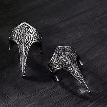 Kayi Obasi Flag Ottoman Ring Men Unique Ring Punk Armor Long Vintage Weapon Rings Animal Jewelry Vintage Male 2024 - buy cheap