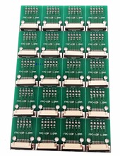 Placa de transferencia de 10 pines con conector FFC A DIP 2,54, placa adaptadora de 1mm y 0,5mm de paso, pcb de doble cara, envío gratis, 10 Uds. 2024 - compra barato