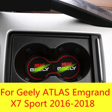 Door groove pad special water coaster anti-slip mat decorative interior storage slot For Geely ATLAS Emgrand X7 Sport 2016-2018 2024 - buy cheap
