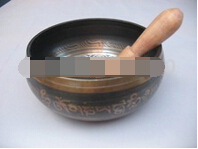 ZSR B0601 320Asian Buddhist mantra traditional Tibetan singing bowls bronze Buddha 2024 - buy cheap