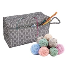 2 Sizes DIY sewing Crocheting Knitting Organizer Yarn Storage Organizer Portable handmade sewing supplies Needlework storage 2024 - buy cheap