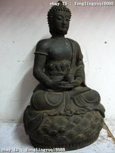 Discount 55% 25" Tibetan Buddhism Vintage Bronze Copper Tathagata Sakyamuni Buddha Statue 2024 - buy cheap