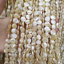LE SKYWholesale Natural Shell Beads white Round Shell Stone Bead for Jewelry Making DIY Bracelet Necklace stone Strand 15.5'' 2024 - buy cheap