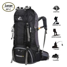 Nuevo 60L mochila al aire libre Camping escalada impermeable montañismo senderismo mochilas bolsa de deporte molle escalada mochila 2024 - compra barato