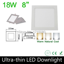 10 pcs/lot Ultra thin design 18W LED panel light square LED Recessed ceiling light natural white flat lighting lamp Via DHL 2024 - buy cheap