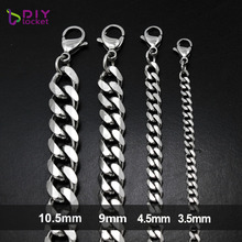 316 Stainless Steel Chain Bracelet Punk Link Chain Men Bracelet DIY Jewelry LSSB04 2024 - buy cheap
