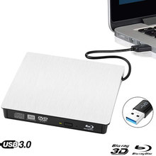 Bluray USB 3.0 External DVD Drive Blu-ray Combo BD-ROM 3D Player DVD RW Burner Writer for Laptop Computer Mac PC HP ACER Lenovo 2024 - buy cheap