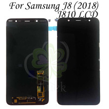 Pantalla Amoled para Samsung Galaxy j8 2018 j810, montaje de digitalizador con pantalla táctil, LCD para Samsung j8 SM-j810 2024 - compra barato