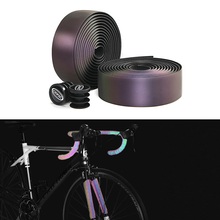Cinta reflectante para manillar de bicicleta de carretera, cinta de cuero PU para manillar de bicicleta, accesorios para ciclismo 2024 - compra barato