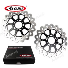 Arashi 1 Pair For SUZUKI GSX 1400 2002-2007 CNC Front Brake Disc Brake Rotors GSX1400 2002 2003 2004 2005 2006 2007 GSXR 600 750 2024 - buy cheap