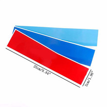 3 x M-Colored Stripe Car Sticker Kidney Grille Decal fits for BMW M3 M5 E46 Auto Parts PVC Decal Decoration Portable Car Styling 2024 - buy cheap