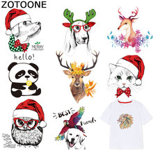 ZOTOONE Cute Animal Iron on Patches Unicorn Stickers Transfers for Clothes T-shirt Heat Transfer Diy Accessory Appliques F1 2024 - buy cheap