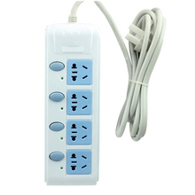 Power Strip Socket 250v 10A 3M/5M Extension Cord Socket 4 Power Sockets Power Strip Plug Electrical With independent Switch 2024 - buy cheap