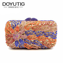 DOYUTIG Luxury Women's Clutch Purse Crystal Evening Bag Brand Wedding Diamantes Party Bridal Handbag Lady Day Clutch Bags A178 2024 - buy cheap