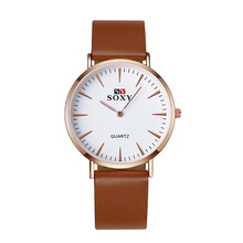 Soxy relógio de pulso masculino de quartzo, relógio de pulso luxuoso com design da moda e de quartzo para homens, 2020 2024 - compre barato