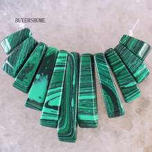Fashion Woman Jewelry Natural Stone  Green Malachite Pendant for Making Necklace RK046 2024 - buy cheap