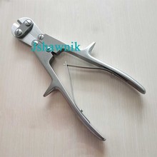 Cortador de fio, instrumento ortopédico cortador placa pino corte uso veterinário alicate para corte abaixo de 2.5mm fio 2024 - compre barato