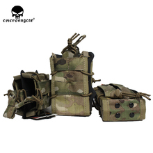 Emerson bolsa de rifle modular dupla, utilitária militar, mc em6035 preto, atfg aor1, aor2 kh. bolsa de caça 2024 - compre barato