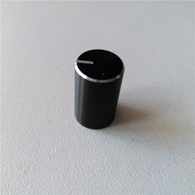 20 pçs de alumínio plástico tampa botão potenciômetro botão suave 10*15.5*6mm amplificador preto ajuste de volume botão de alumínio 2024 - compre barato