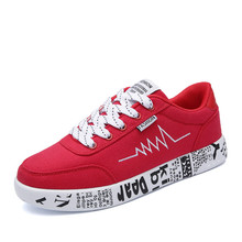 Dropshipping 2018 Fashion Women Vulcanized Shoes Sneakers Ladies Lace-up Casual Shoes Breathable Walking Canvas Shoes Graffiti 2024 - buy cheap